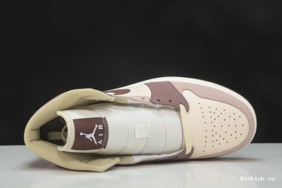 Jordan Mid Dark Mauve Smoky 1 Pony Air SE 0805